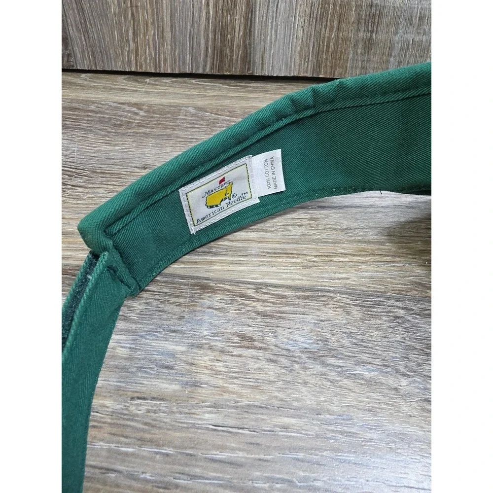 Masters‎ Augusta National Visor Hat American Needle Golf Logo Strap Adjustable